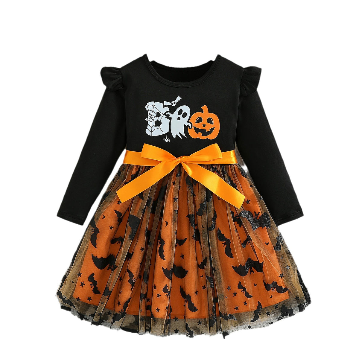 Children's Halloween dress costume by ClaudiaG Home featuring a festive, colorful design for kids' trick-or-treating.