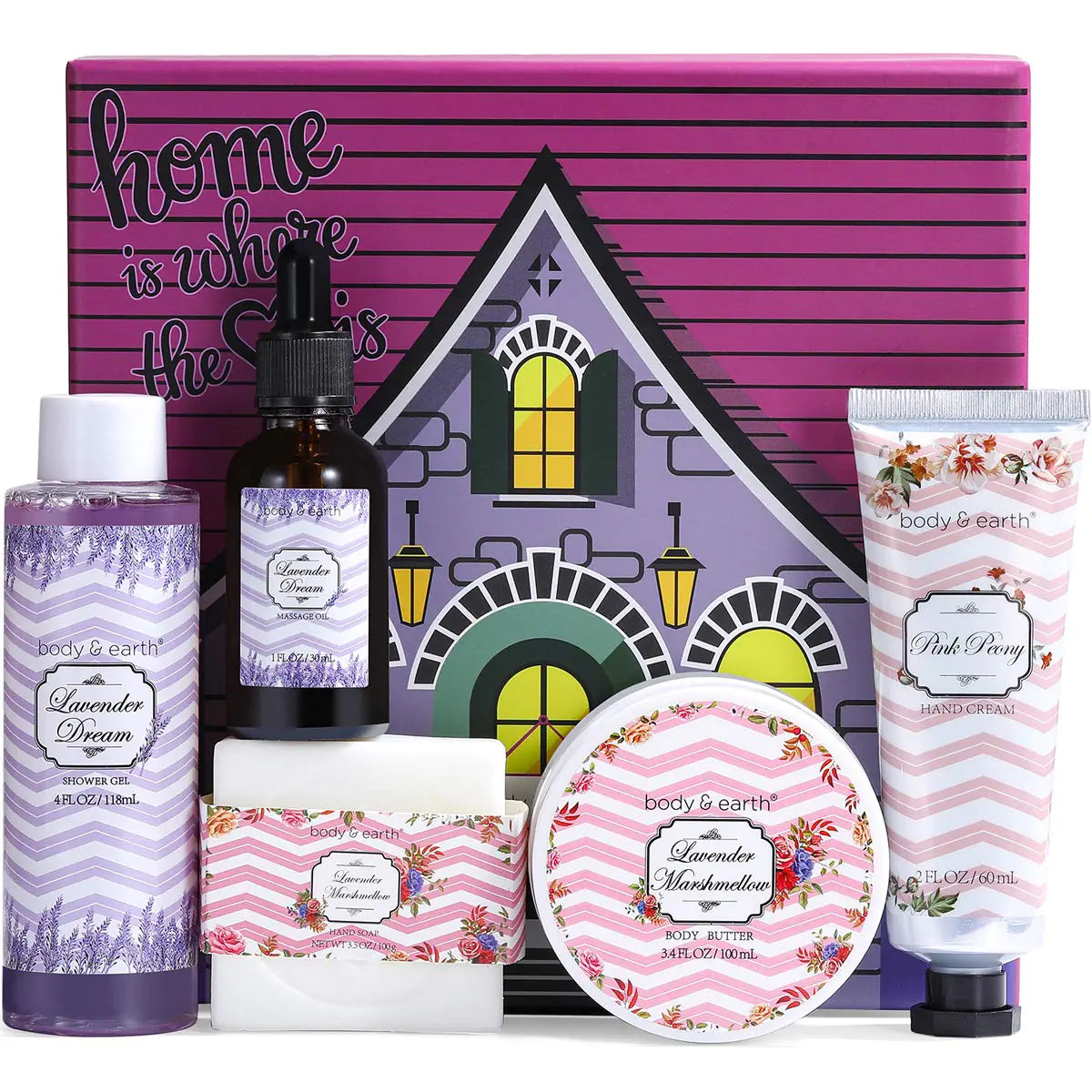 Body & Earth Home 5 Pieces Gift Set