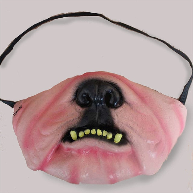 Eprolo funny adult party mask featuring a latex clown face for Halloween, cosplay, and masquerade costumes, with a horror-themed design.