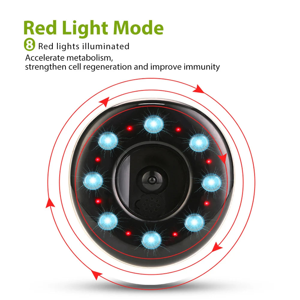 eprolo intelligent Gua Sha LCD cupping device with LED display, hot compress, red light, for body massage and meridian relaxation