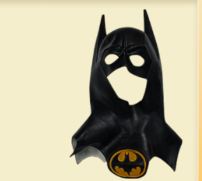 Hero Armor Michael Keaton Batman cosplay costume with black leather jumpsuit, boots, and cowl, full set Halloween suit.