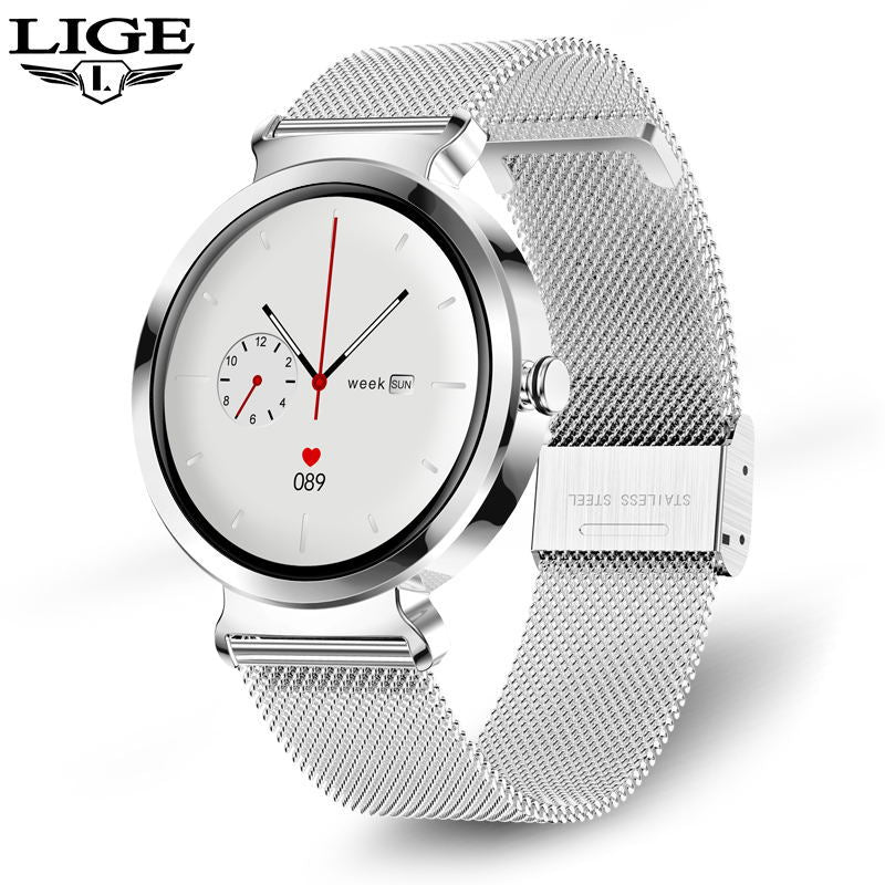 Eprolo LIGE/BANGWEI women's smart bracelet watch with digital display and multifunctional features on a sleek band