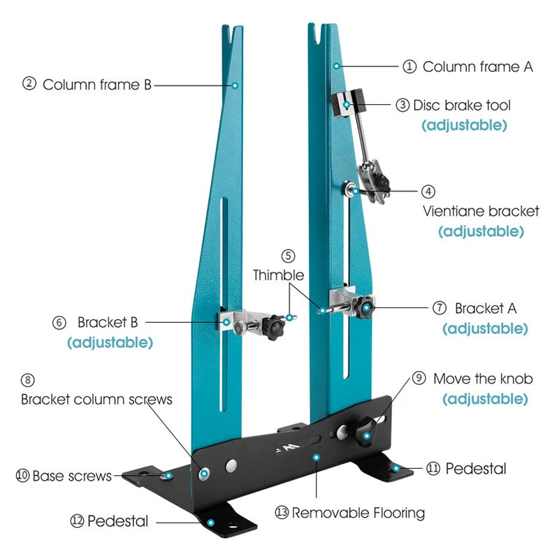 Eprolo professional bike wheel stand for bicycle tire repair and maintenance, cycling accessory with durable support and holder.