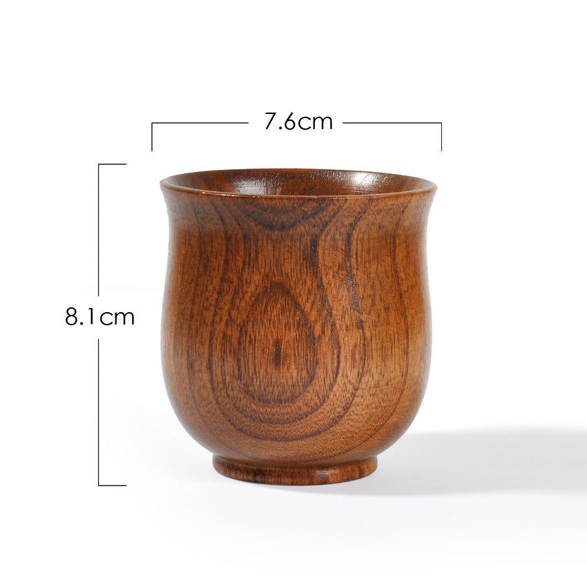 Natural simple sour date wooden water cup by eprolo, featuring a minimalist design perfect for tea ceremonies and everyday use.
