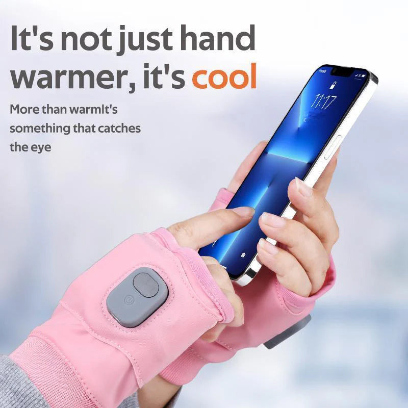 Rechargeable eprolo winter heated gloves with USB power, ideal for outdoor activities like cycling, skiing, and motorcycling.