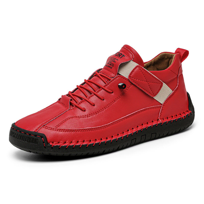 Casual Women's Shoes with Hand-Stitched Details, Oversized Comfortable Design - American Smart