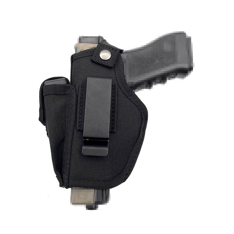 Eprolo tactical nylon gun holster for left or right hand, concealed belt carry for airsoft or hunting pistols.