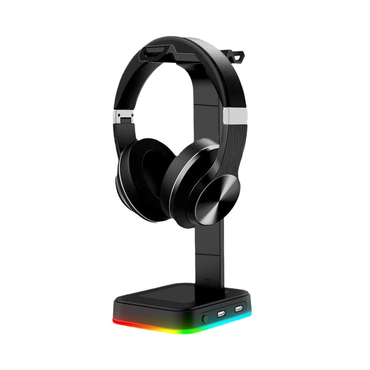 Earphone holder RGB Amazon hot item color changing, luminous, dazzling with lights e-sports RGB headphone holder - American Smart