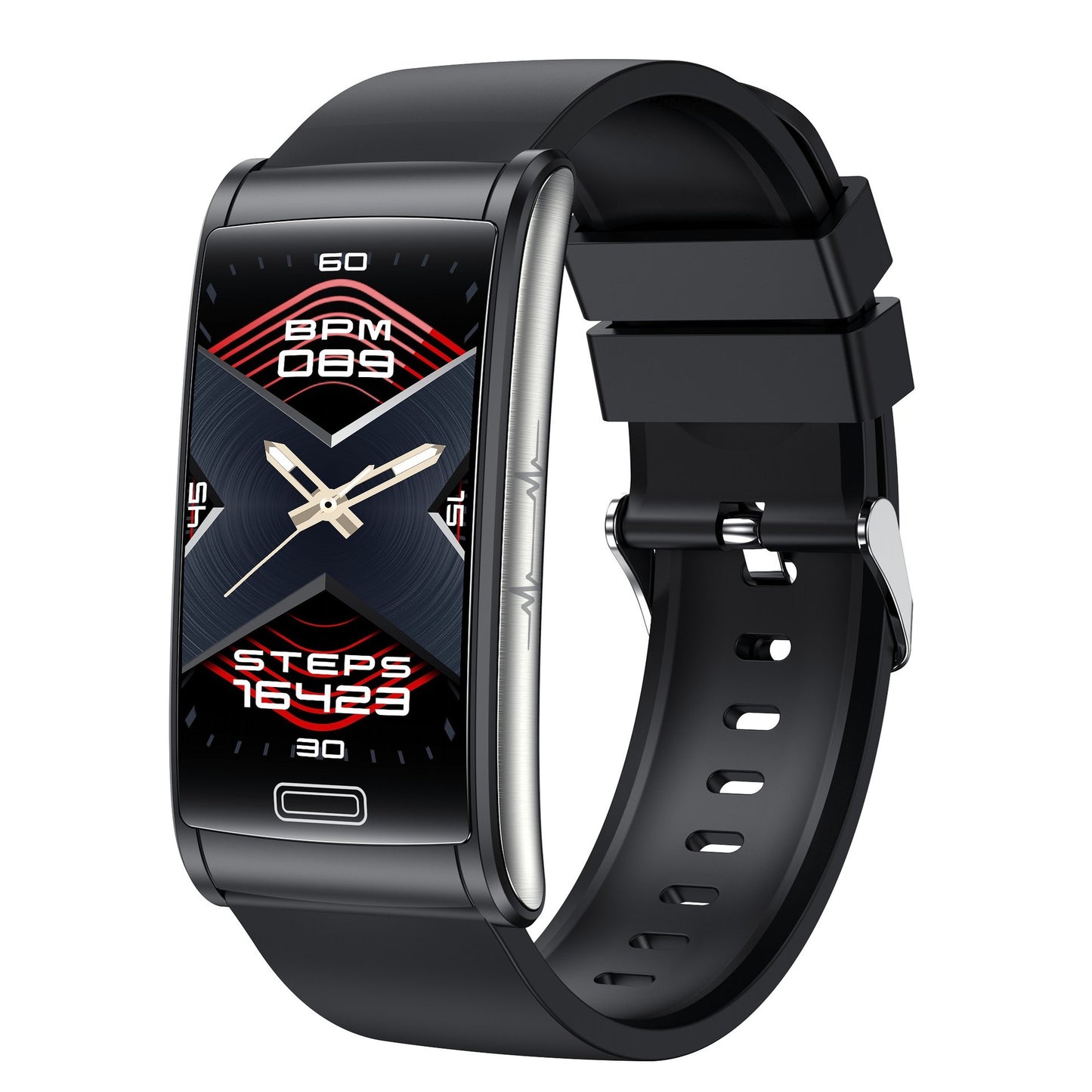 E600 1.47-inch Full touch screen Egg roll smartwatch ECG blood glucose oxygen health fitness E600 smart watch band Bracelet - American Smart