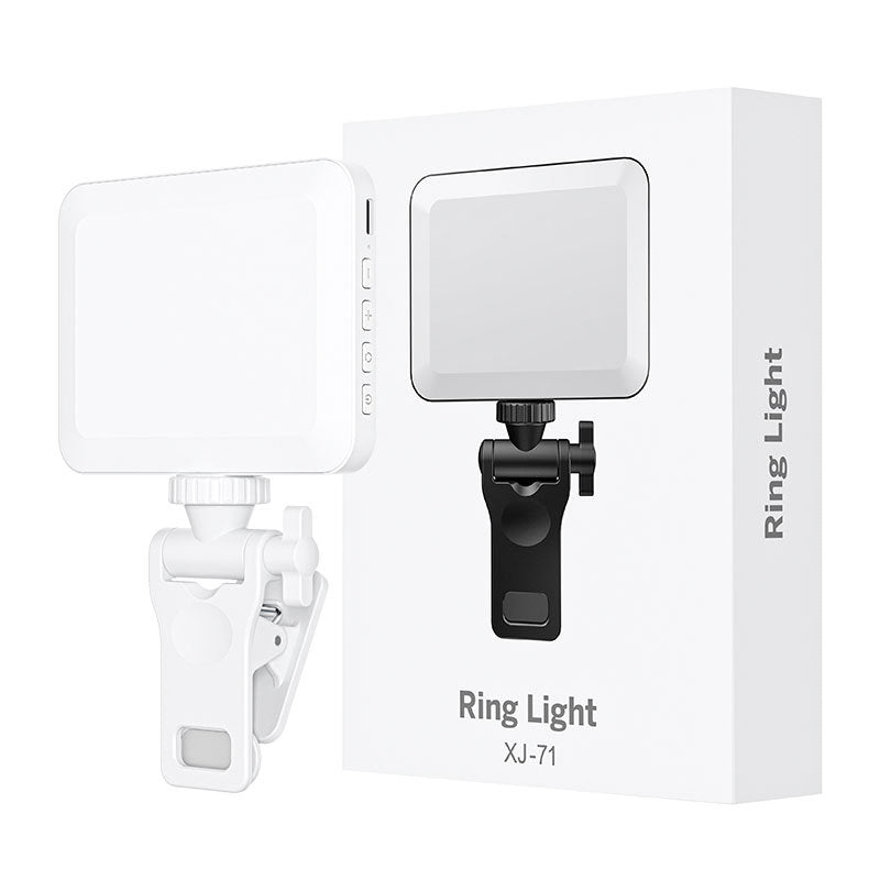 eprolo live streaming fill light for mobile and tablet, compact LED light with adjustable brightness for video shooting