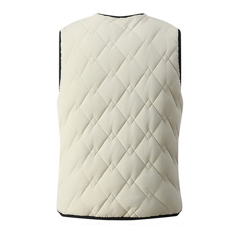Eprolo men's intelligent heating vest with USB charging, casual couple jacket, warm and comfortable winter heating suit.