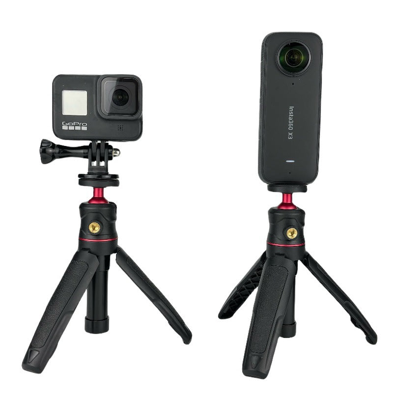 eprolo mini desktop selfie stick tripod with telescopic stand, handheld camera and mobile phone holder for vlogs and photography