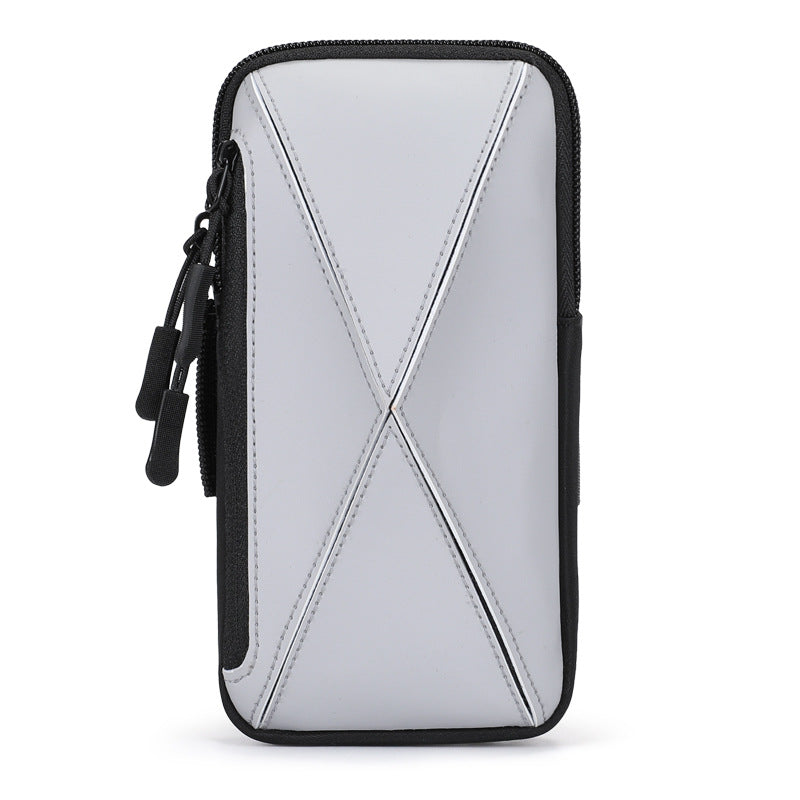 Eprolo waterproof running phone arm bag with adjustable strap, suitable for outdoor cycling and fitness activities.