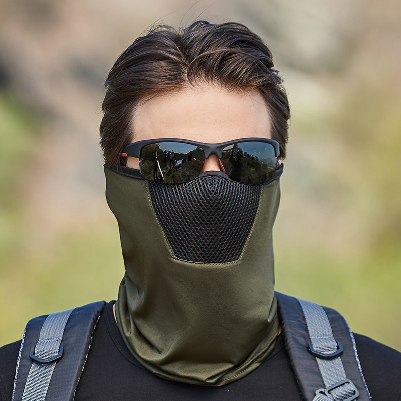 Summer Sun Protection Riding Mask Outdoor Motorcycle Bicycle Headscarf Wind And Dust Face Towel Tactical Headgear