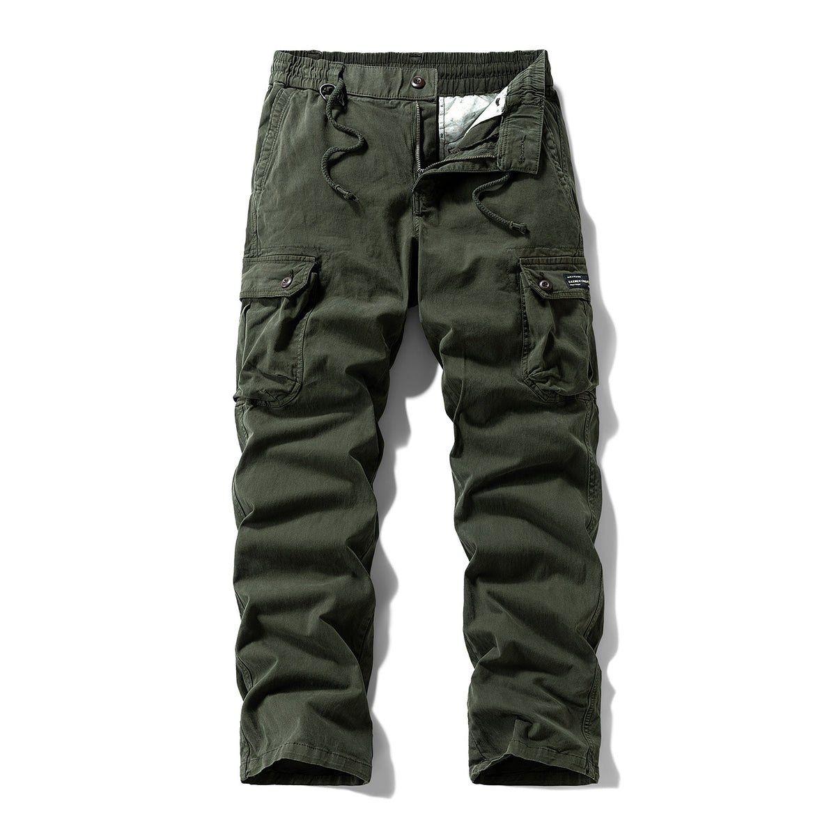 Men's outdoor loose fit hiking tactical pants by eprolo, showing durable fabric, multiple pockets, and relaxed fit for outdoor activities.