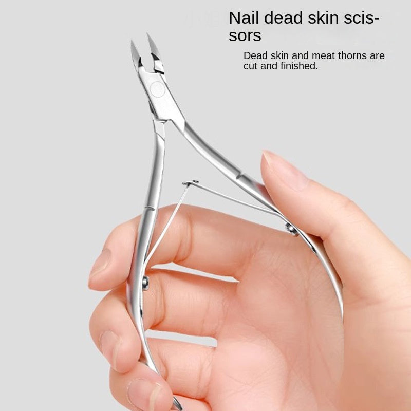 eprolo angled nail cuticle clippers for removing cuticles and hangnails, professional cuticle remover tool with sharp blades