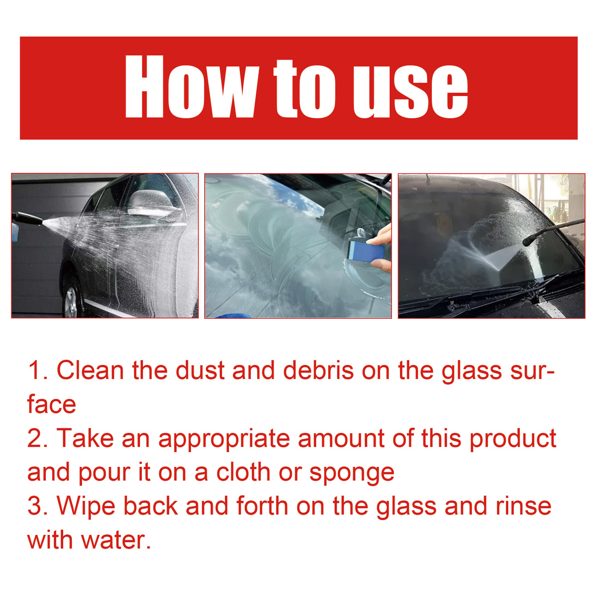 Concentrated Glass Oil Film Cleaner To Remove Oil And Rain Car Windshield Fog Cleaner - American Smart