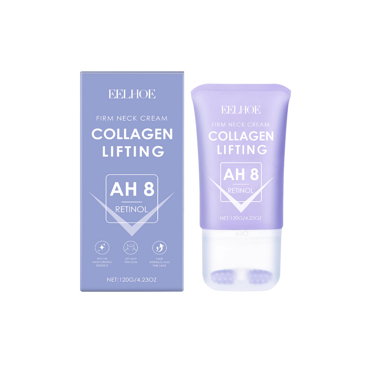 EELHOE Neck Care Roller Neck Cream, Fine Line Firming, Neck Skin Care, Moisturizing And Nourishing Neck Cream - American Smart