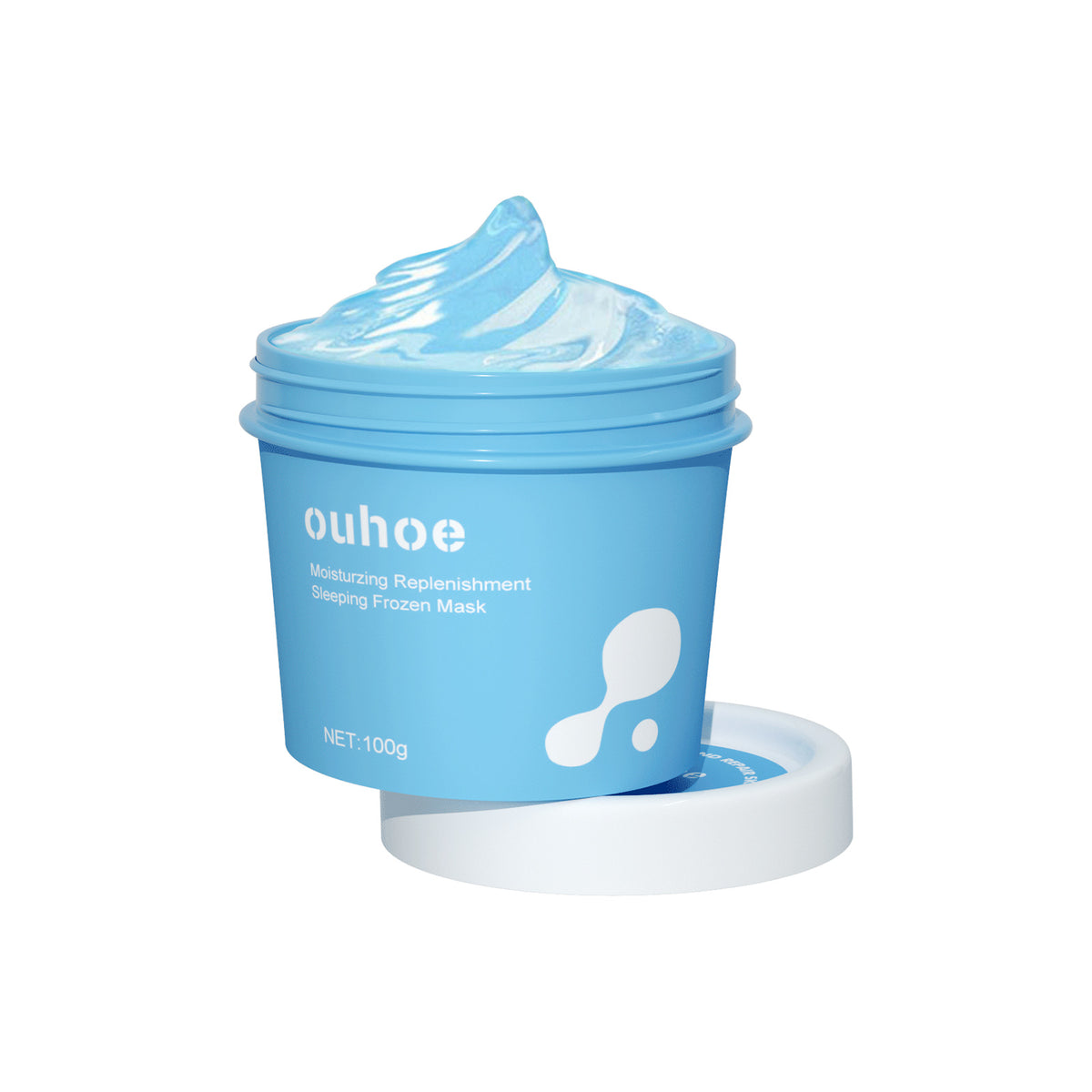 eprolo hydrating sleep frozen mask for skin brightening, pore shrinking, and moisturizing with refreshing, spreadable texture