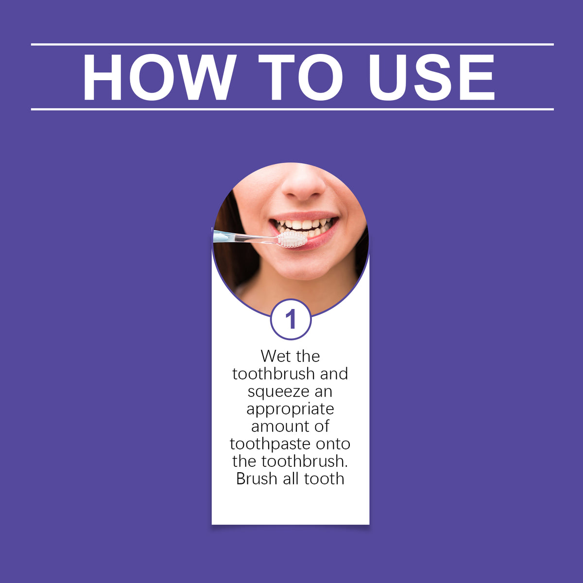 eprolo Oralhoe purple brightening toothpaste with gentle cleaning, stain removal, and teeth whitening for improved dental hygiene.