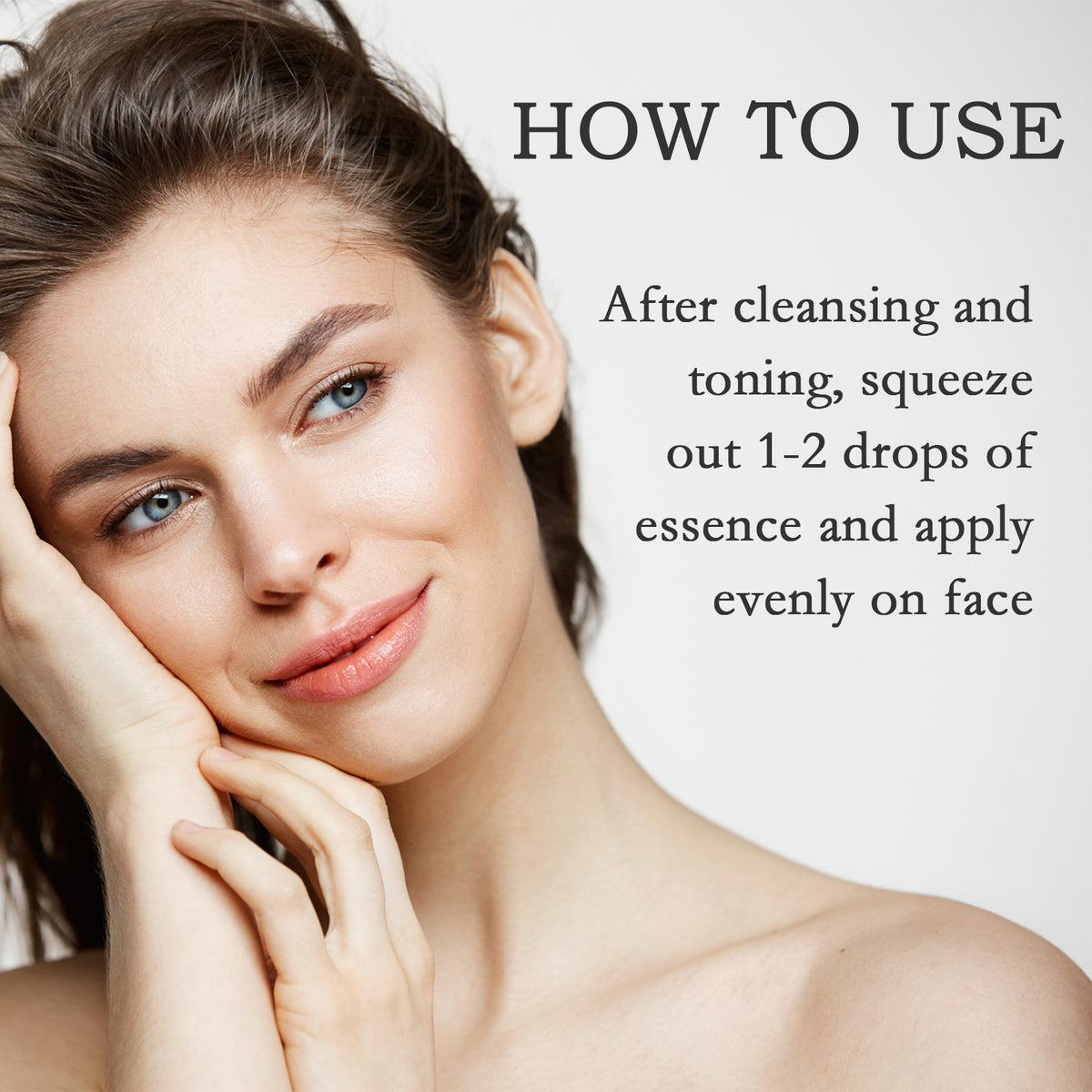 eprolo OUHOE anti-wrinkle serum with firming, lightening fine lines, lifting hair lines, and brightening facial skin.