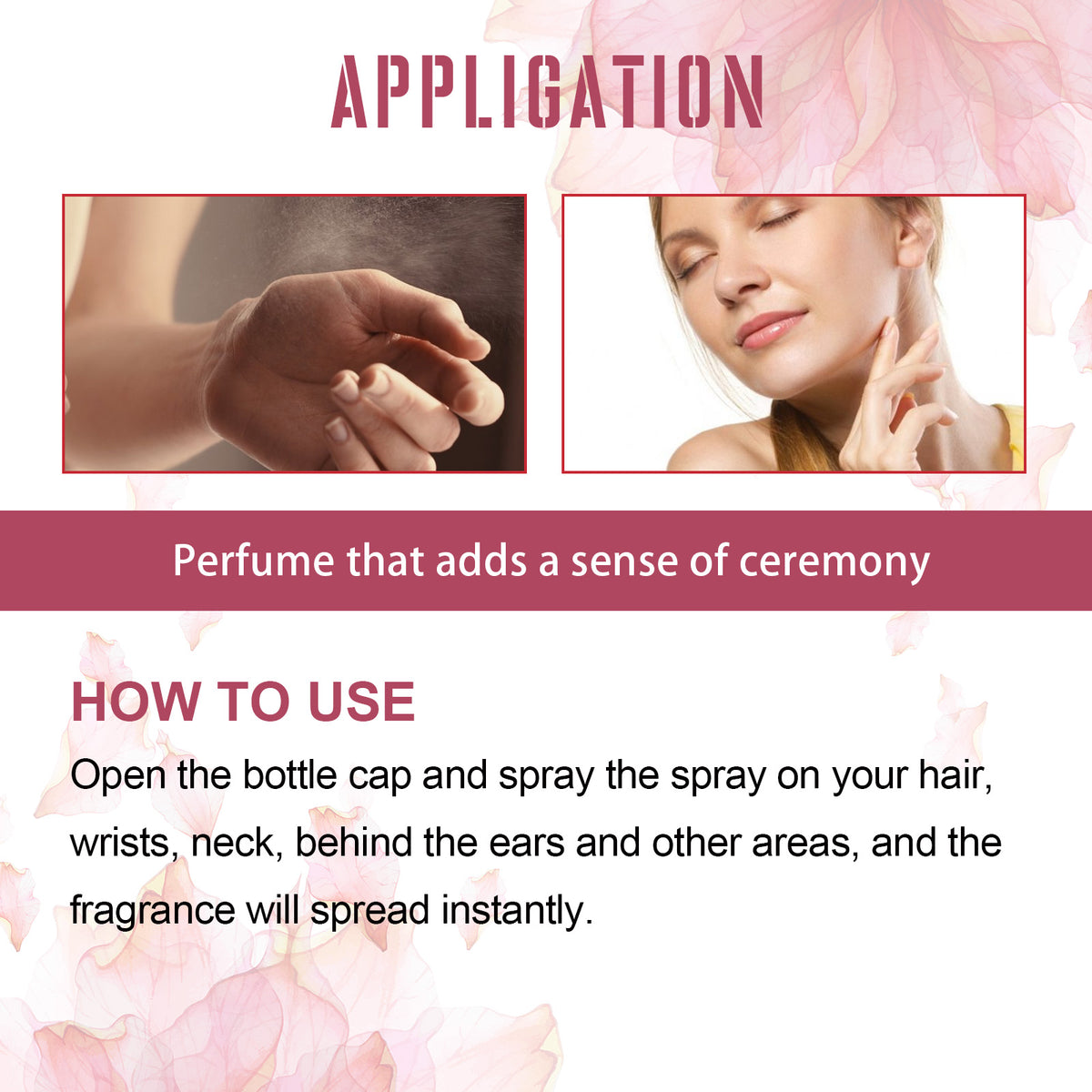 Eprolo women's perfume spray with fresh, lasting fragrance and non-pungent scent, ideal for dates and everyday wear.