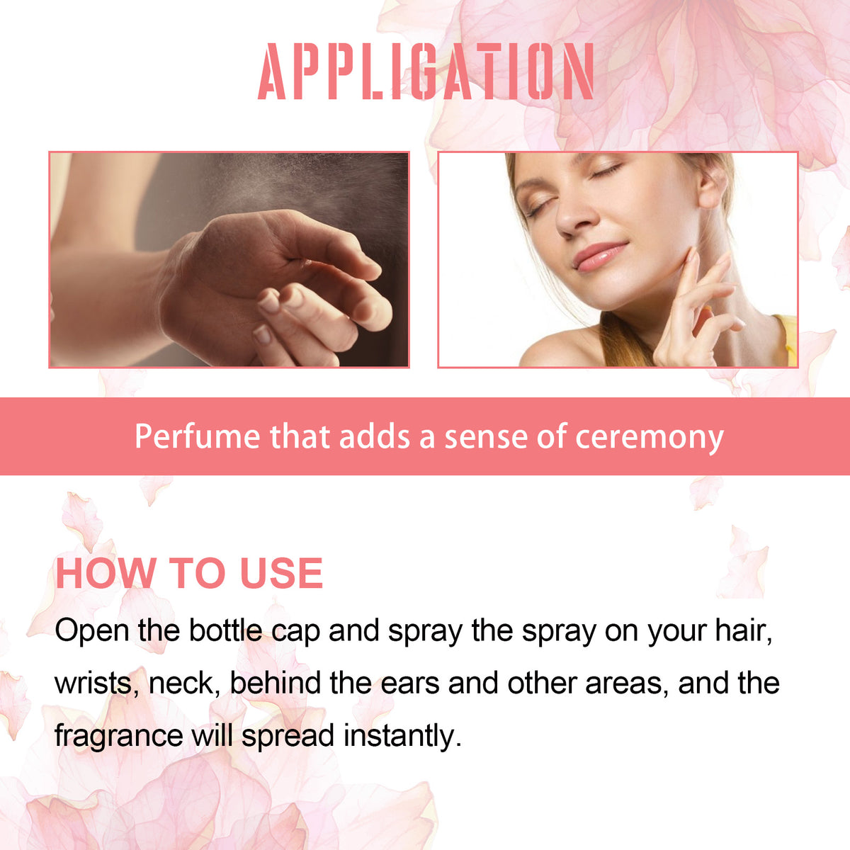 Eprolo women's perfume spray with fresh, lasting fragrance and non-pungent scent, ideal for date nights, shown in the image.