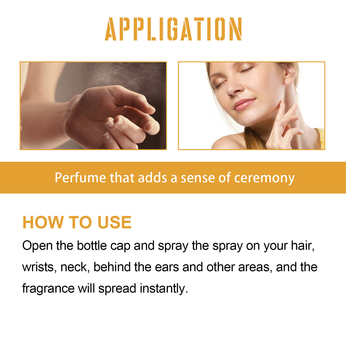 Eprolo women's perfume spray with fresh, lasting, non-pungent fragrance in a sleek bottle, ideal for date night.