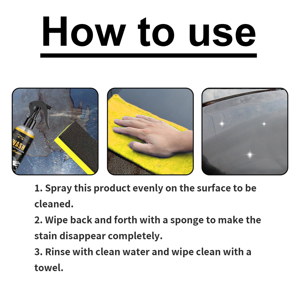 eprolo wash coating detailer for car decontamination, cleaning, and brightening, a versatile maintenance and care agent