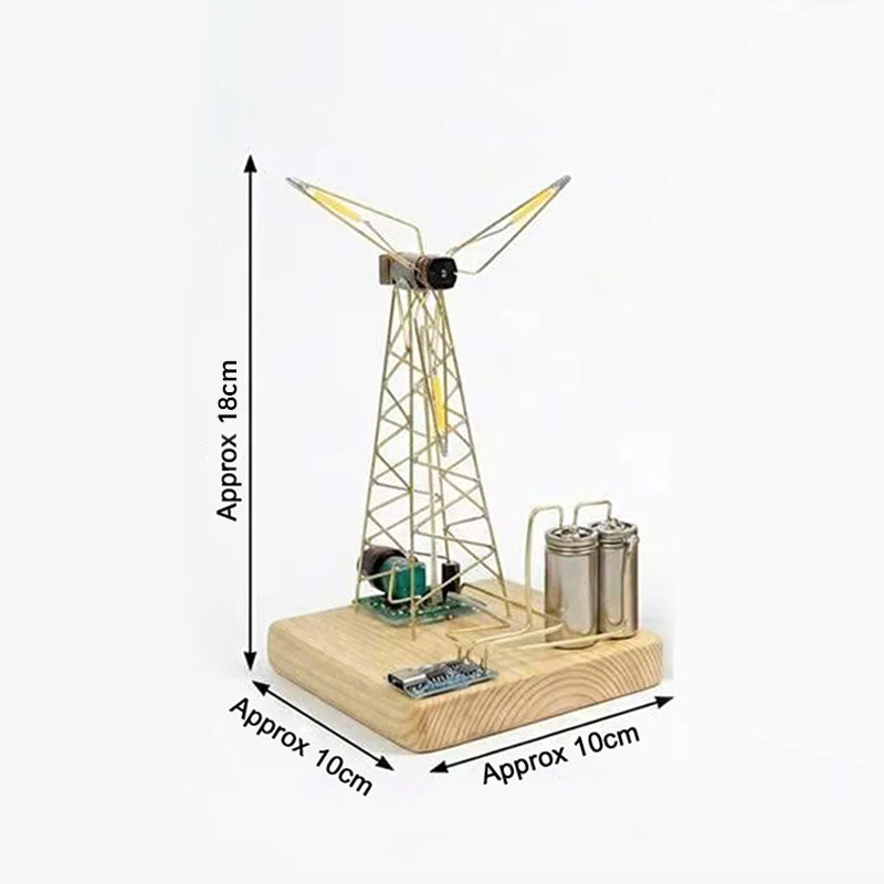 Eprolo windmill rotary art night light with rotating blades, anti-glare bedside lamp suitable as a girlfriend gift, decorative desk light