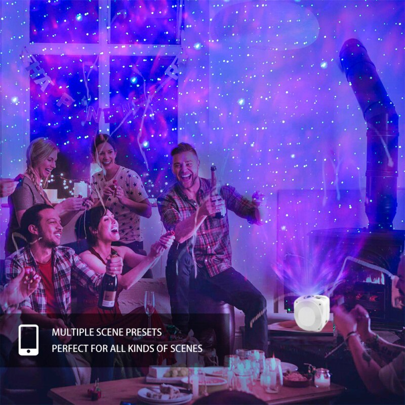 Smart Star Projector Galaxy Light Starry Party Lamp SmartLife APP Control With Alexa Google Gift For Children