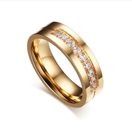 Vnox wedding bands rings for women and men, promise jewelry, stainless steel design with polished finish, displayed on a white background