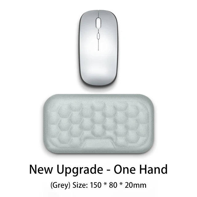 Ergonomic eprolo memory foam keyboard and mouse wrist rest pad for office typing and wrist support.