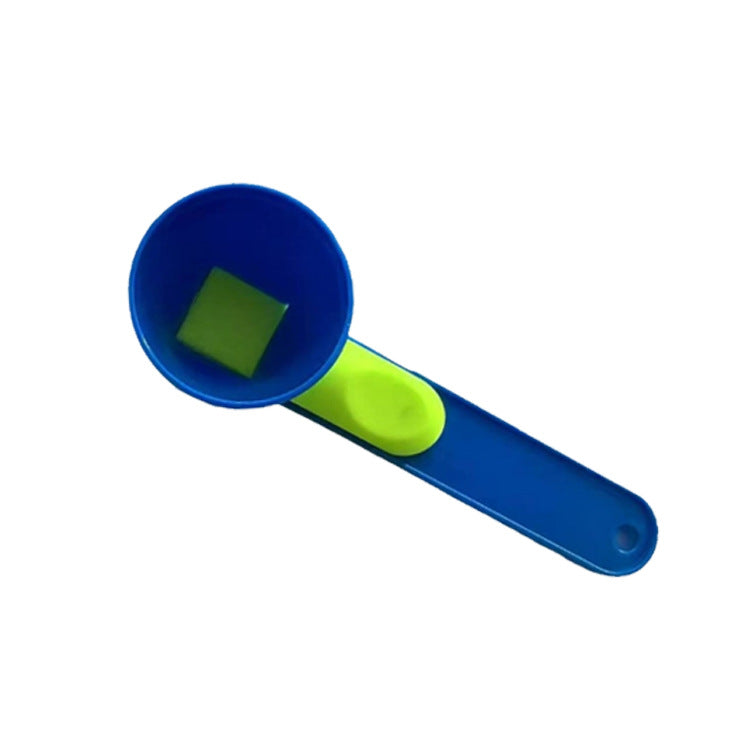 eprolo mess-free measuring funnel with sliding spoon and egg yolk separation feature for protein powder and kitchen use