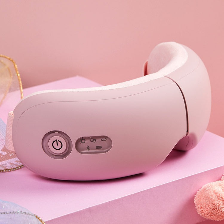 Eprolo hot compress eye mask with Bluetooth, steam eye moisturizer, and intelligent massage features for eye relaxation.