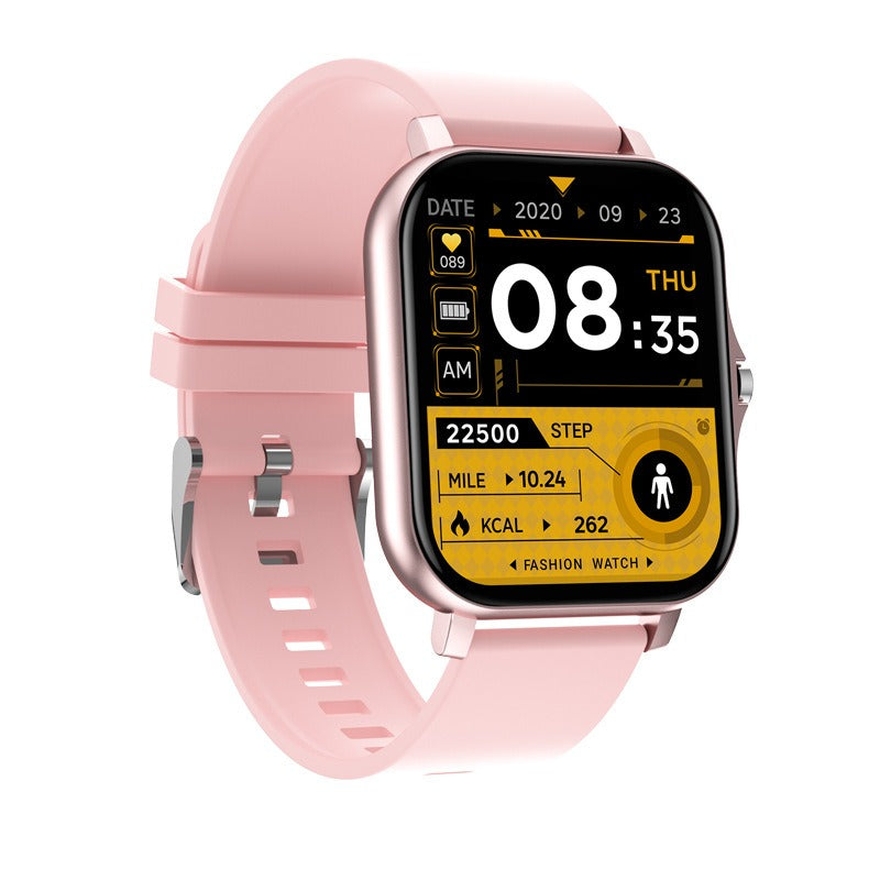 Eprolo Y13 smartwatch with 1.83-inch touchscreen, sports bracelet design, Bluetooth calling, heart rate monitor, black.