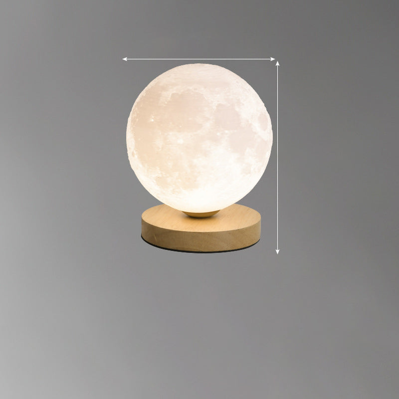Eprolo 3D moon lamp desk lamp with glowing moon design, ideal as a bedside or night atmosphere light, creative gift.