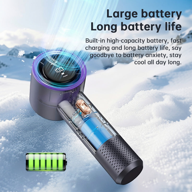eprolo 6 fan handheld high-speed mini portable personal cooler with adjustable levels, ideal for travel, gym, and outdoor use