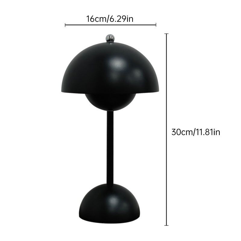 Eprolo Nordic mushroom night light with touch LED lamp, rechargeable for home decor, bedroom, desk, and wedding decorations