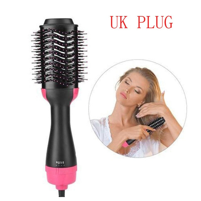 Eprolo 2-in-1 hair dryer and volumizer with rotating hot brush for styling and drying hair