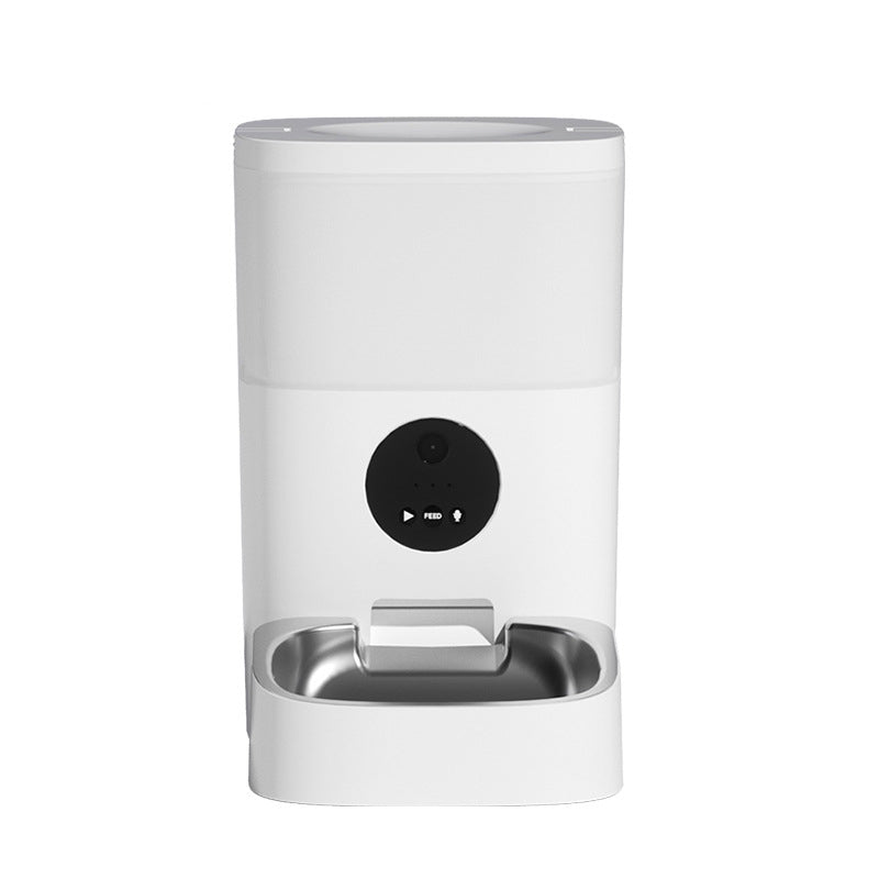 Eprolo automatic pet feeder for cats and dogs with 6L capacity, digital timer, and intelligent portion control for scheduled feeding.