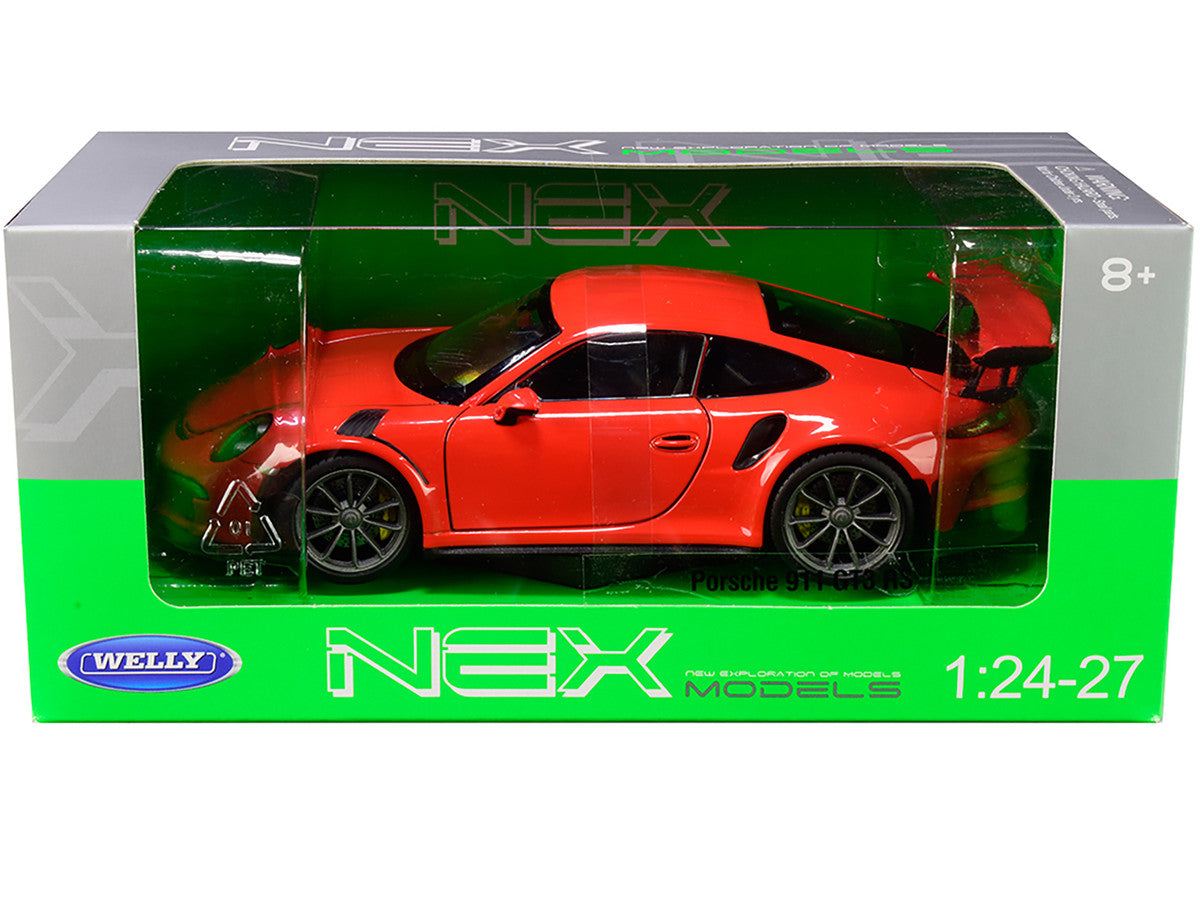 Porsche 911 GT3 RS Orange 1/24-1/27 Diecast Model Car by Welly-2