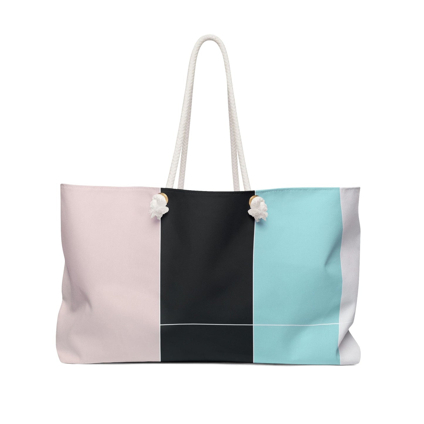 Weekender Tote Bag For Work/school/travel, Pastel Colorblock S2-0