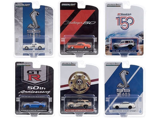Introducing the Greenlight Anniversary Collection Cars