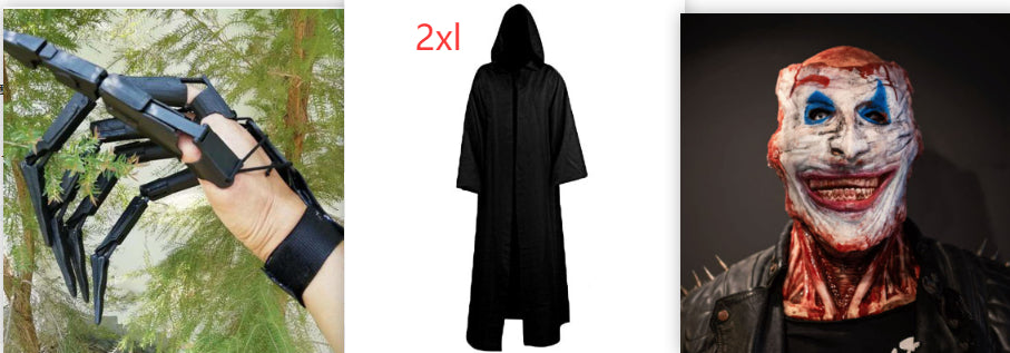ClaudiaG Home Halloween horror mask headgear with detailed, spooky design for costume and scary party dress-up.