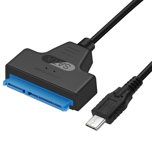 Type-C to SATA 2.5-inch portable hard drive converter with easy drive cable