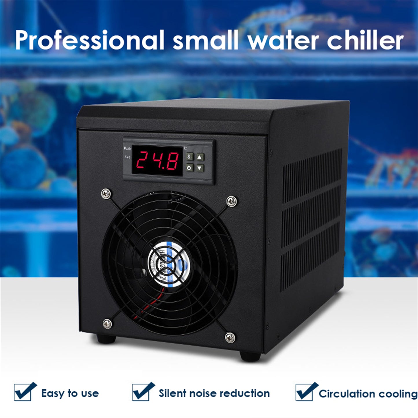 0-100℃ Aquarium Water Chiller 55L Fish Tank Cooler System Temperature Setting Device Constant For Fish Shrimp Breeding Tool