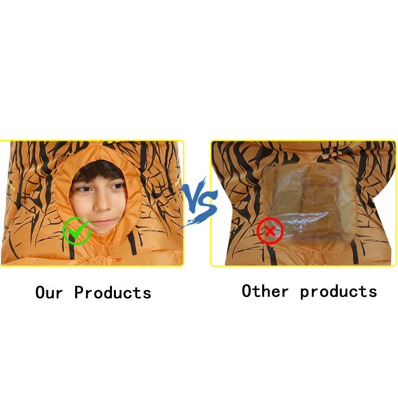 Unique Adult T-REX Inflatable Costume Christmas Cosplay Dinosaur Animal Jumpsuit Halloween Costume for Women Men