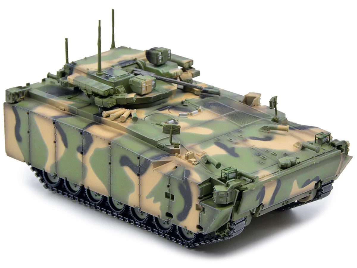 Russian (Object 695) Kurganets-25 Infantry Fighting Vehicle with Four Kornet EM Guided Missiles Camouflage 1/72 Diecast Model by Panzerkampf-2