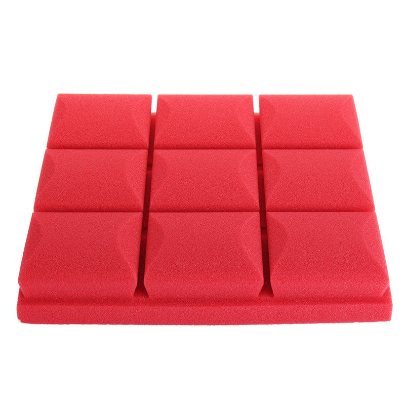 1Pc 30x30x5cm Soundproof sponge Acoustic Soundproof Sound Stop Absorption for KTV Audio Room